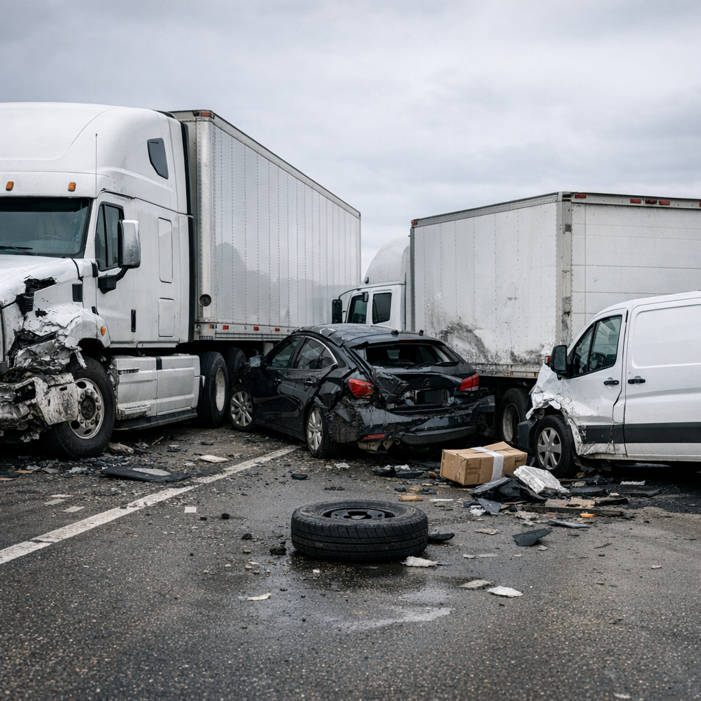 multiple parties truck injury illustration for How multiple parties affect truck injury cases