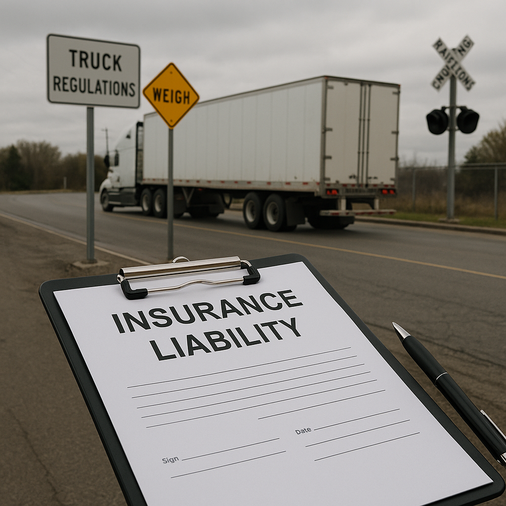 trucking regulation insurance illustration for How trucking regulations affect insurance liability